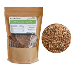 Siemię Lniane Brązowe Ziarno 1000g