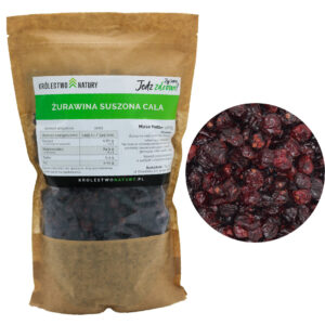 Żurawina Suszona Cała 1000g